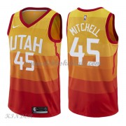 Basketball Trikot Kinder Utah Jazz 2018 Donovan Mitchell 45# City Swingman..